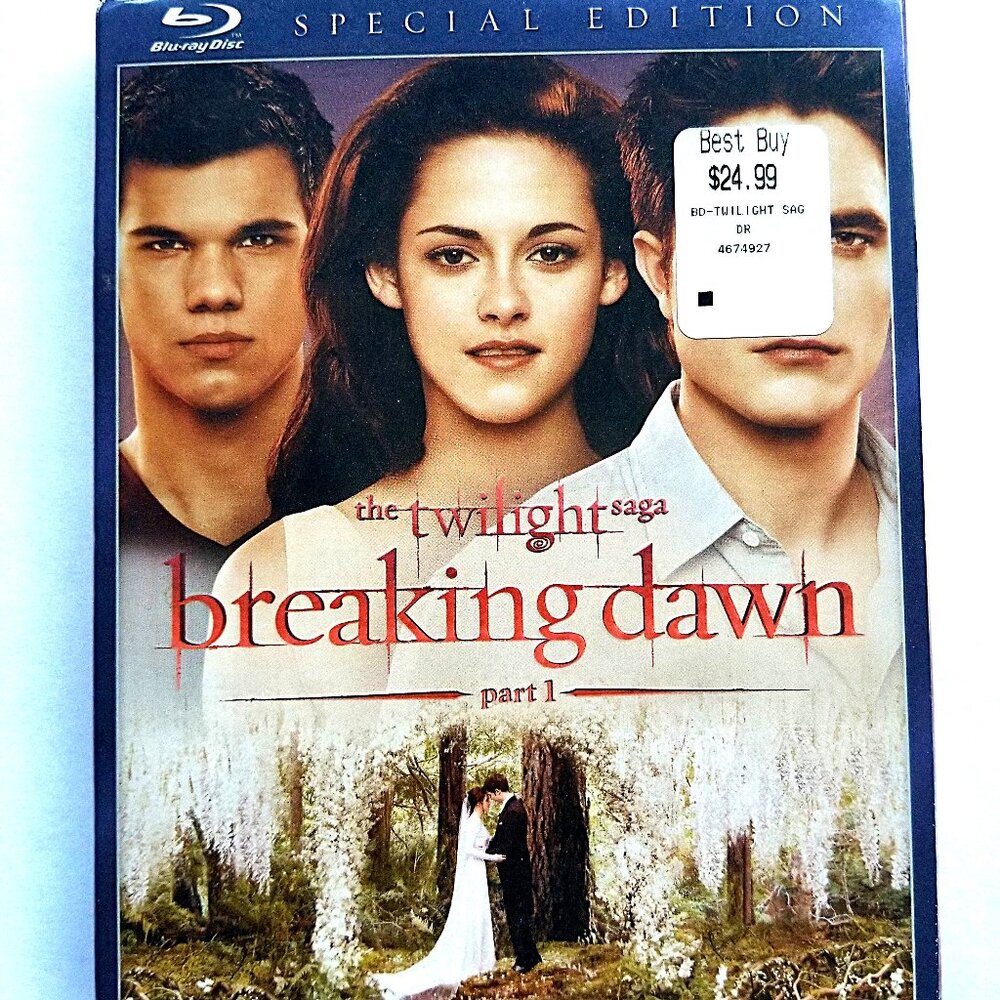 "Breaking Dawn: The Twilight Saga - Part 1" Blu-ray, Special Edition Video